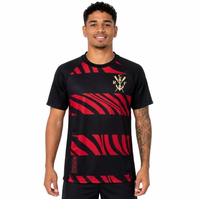 Camisa Torcedor Edição Comemorativa Preta e Vermelha do Flamengo 2025 01