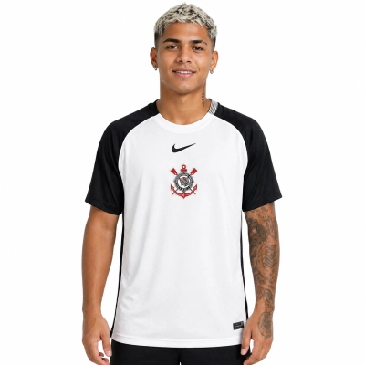 Camisa Torcedor Home Branca do Corinthians 2025 01