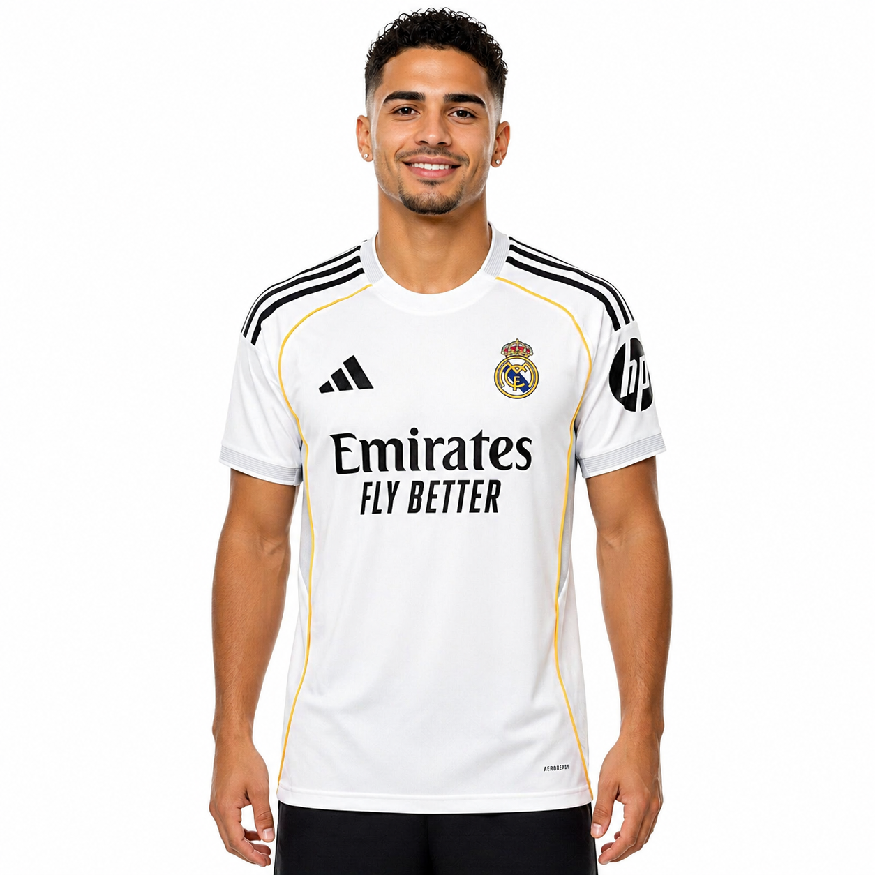 Camisa Torcedor Home Branca do Real Madrid 2025