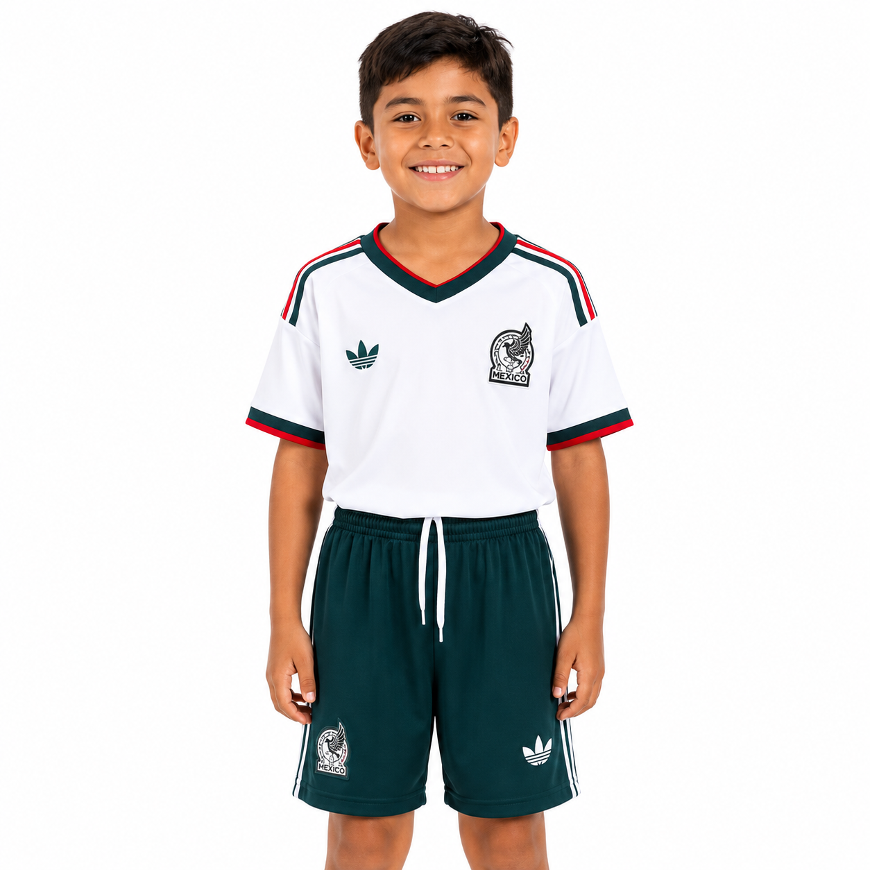 Kit Infantil Away do México 2026