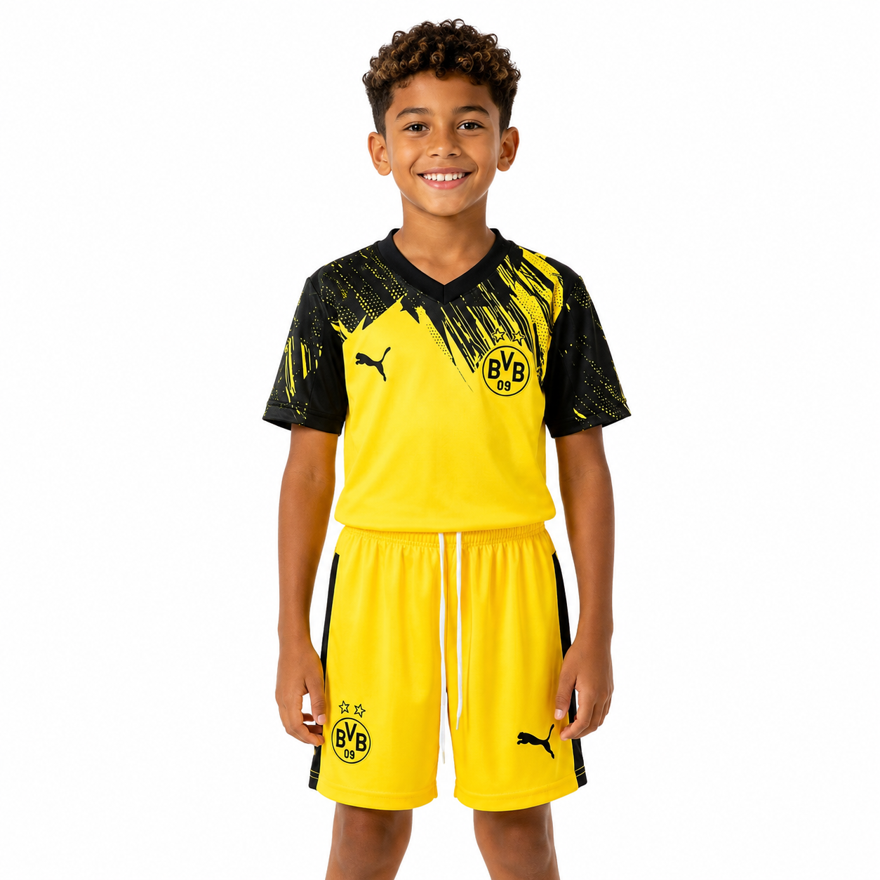 Kit Infantil Home do Borussia Dortmund 2025