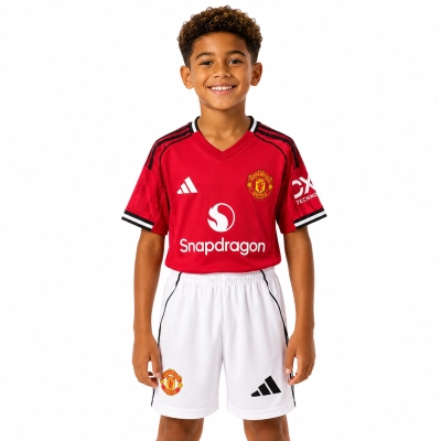 Kit Infantil Home do Manchester United 2024-2025 01