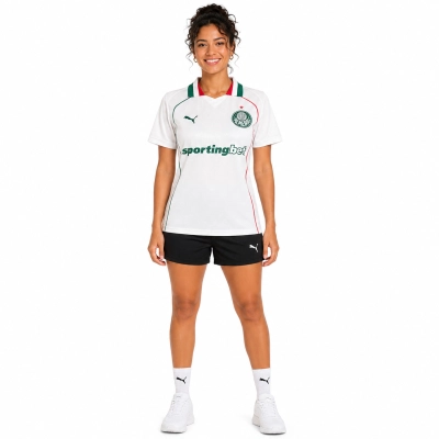 Camisa Feminina Away Branca do Palmeiras 2026 01