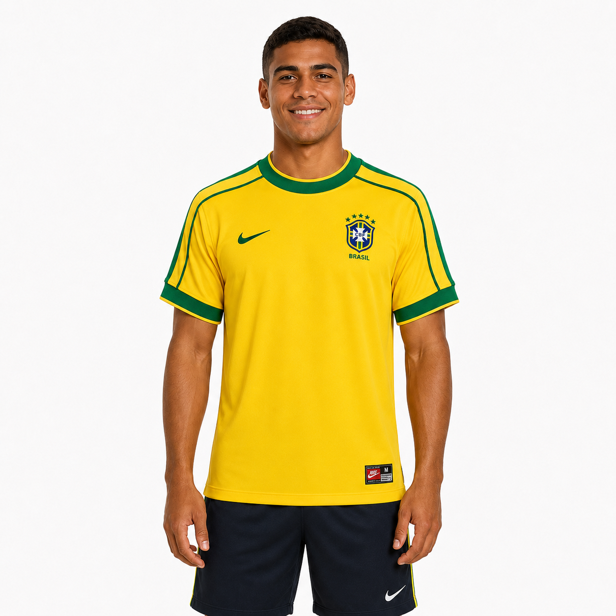 Camisa Retrô Home do Brasil 1998