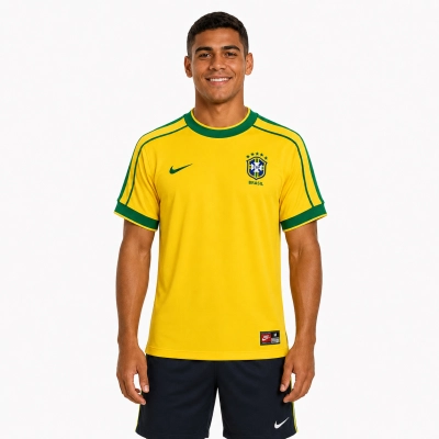 Camisa Retrô Home do Brasil 1998 01