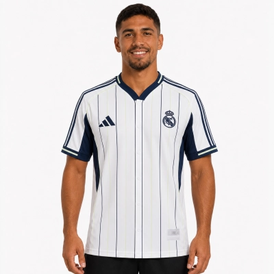 Camisa Casual Retrô do Real Madrid 2024-2025 01