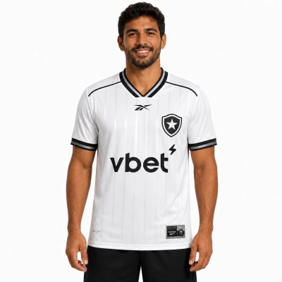 Camisa Torcedor Away Branca do Botafogo 2025/26 01
