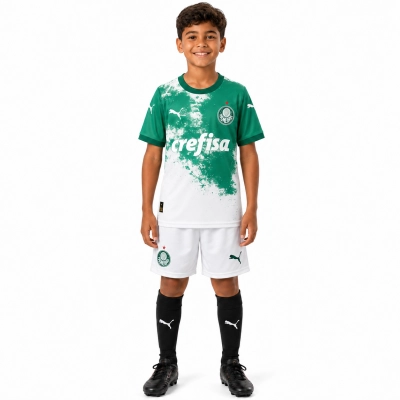 Kit Infantil Away do Palmeiras 2024-2025 01