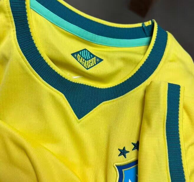 Camisa Brasil Home Torcedor Amarela Gola V Manga Curta 2026 review 1