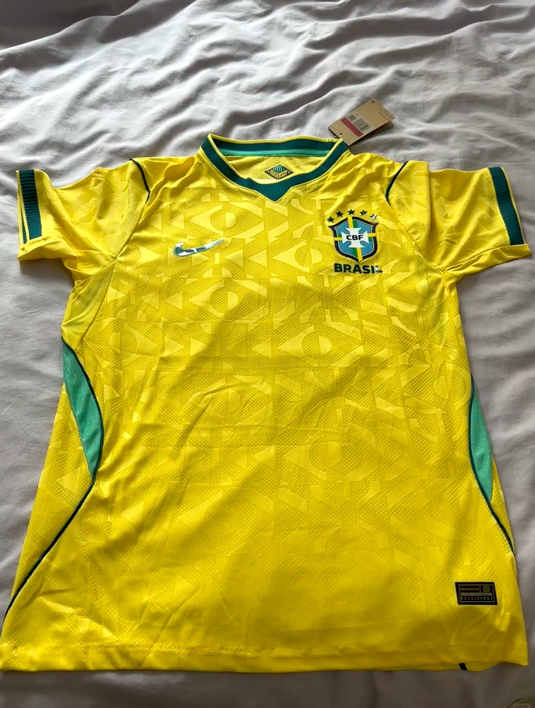 Camiseta Jogador Brasil 2026 Home review 1