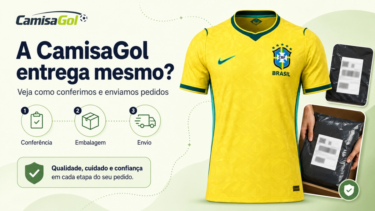 A CamisaGol entrega mesmo?