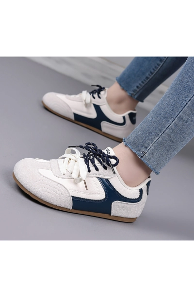 Women Retro Lace Up Sneakers 02