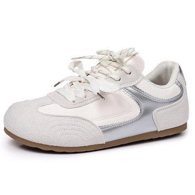 Women Retro Lace Up Sneakers 01