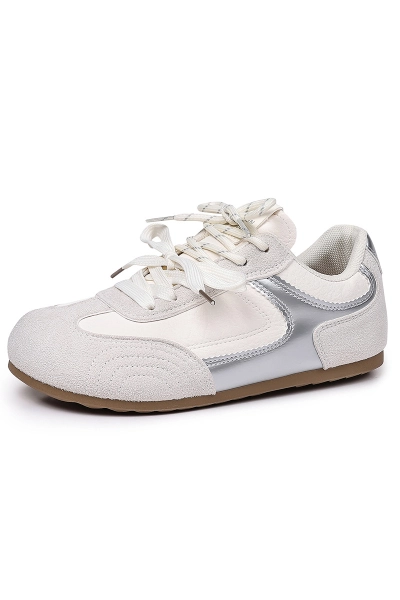 Women Retro Lace Up Sneakers 01