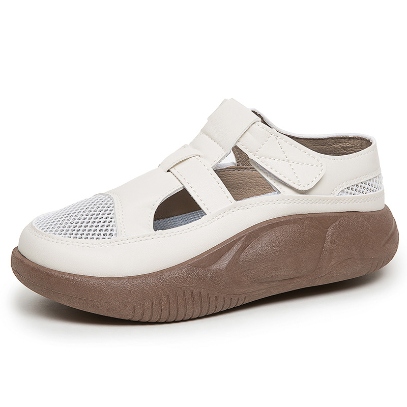 Women Mesh Hollow Out Platform Casual Shoes