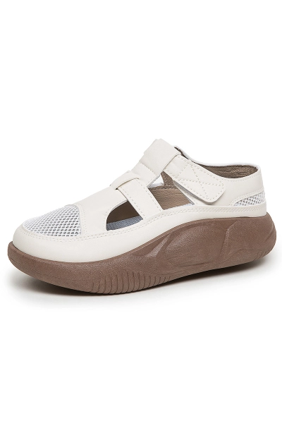 Women Mesh Hollow Out Platform Casual Shoes 01