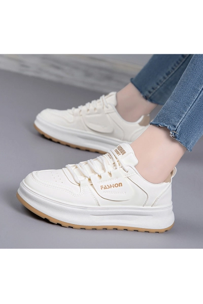 Women Fashion Platform Lace Up Casual Sneakers 02
