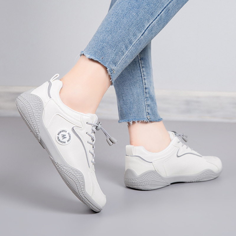 Women Slip On Elastic Lace Casual Sneakers
