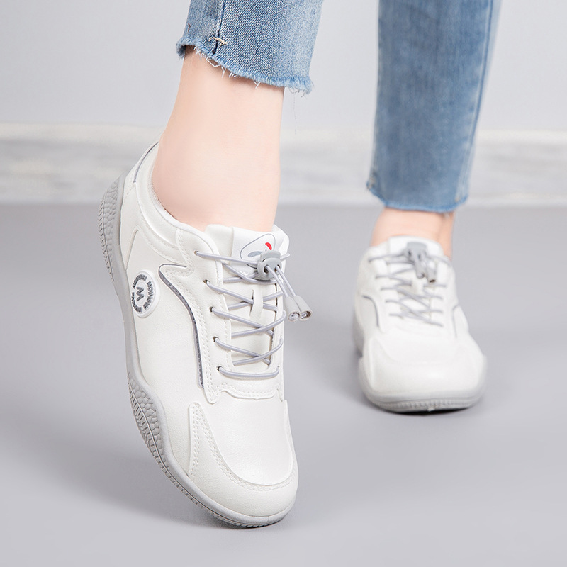 Women Slip On Elastic Lace Casual Sneakers