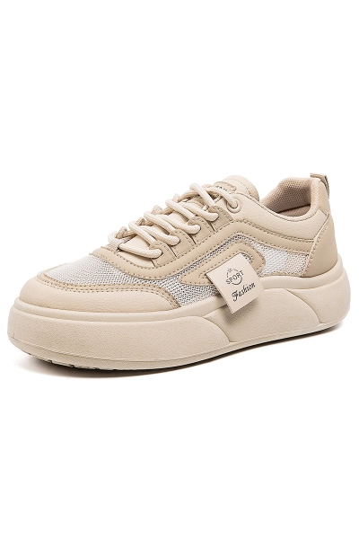 Women Breathable Mesh Platform Casual Sneakers 01