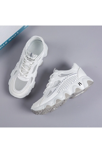 Women Breathable Mesh Platform Chunky Sneakers 02