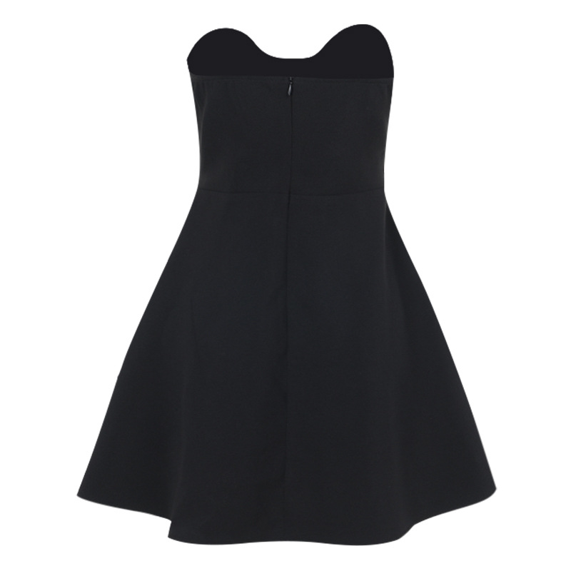 2025 New Strapless Bow Mini Dress - Sexy Tube Top Bodycon Party Cocktail Dress