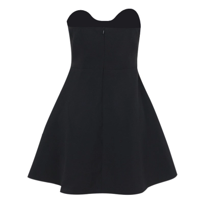 2025 New Strapless Bow Mini Dress - Sexy Tube Top Bodycon Party Cocktail Dress 01