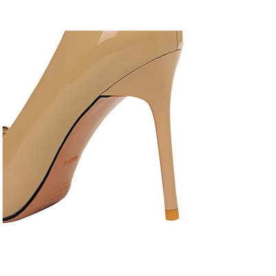 Patent leather simple shoes 8 01
