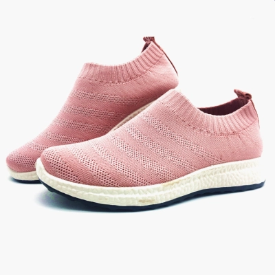 Glitter Flyknit Slip‑on Light Sneakers 02