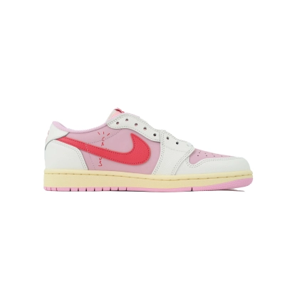 IQ7604-101 Travis Scott x Air Jordan 1 Low Rice Noodles Barb 02