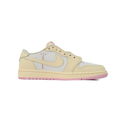 IQ7604-100 Travis Scott x Air Jordan 1 Low Soft Powder Pouring 02