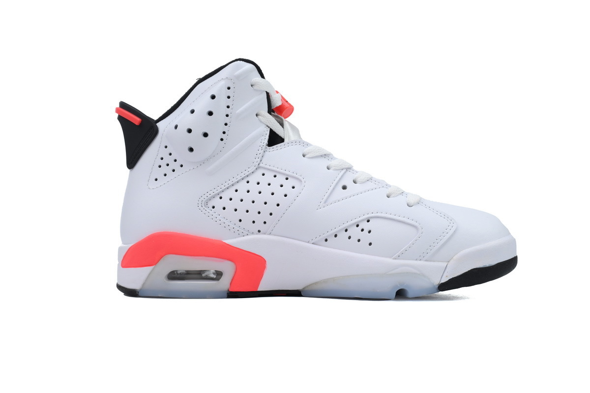Air Jordan 6 Retro White Infrared 384664-123 