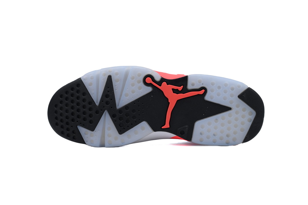 Air Jordan 6 Retro White Infrared 384664-123 