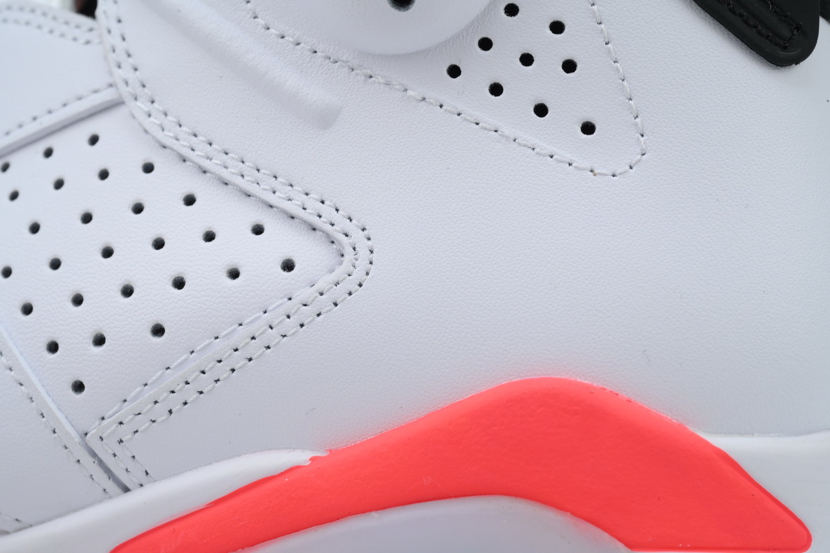 Air Jordan 6 Retro White Infrared 384664-123 