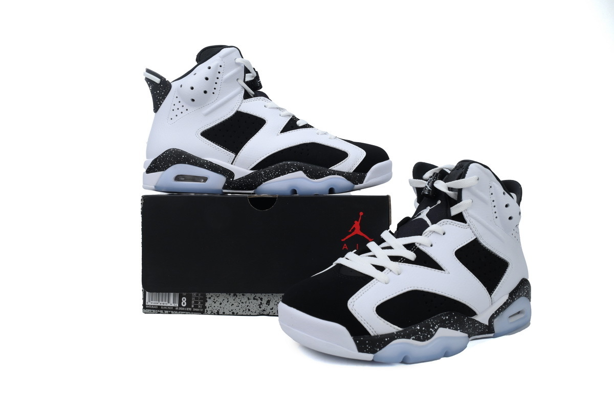 Air Jordan 6 Retro Oreo  384664-101 