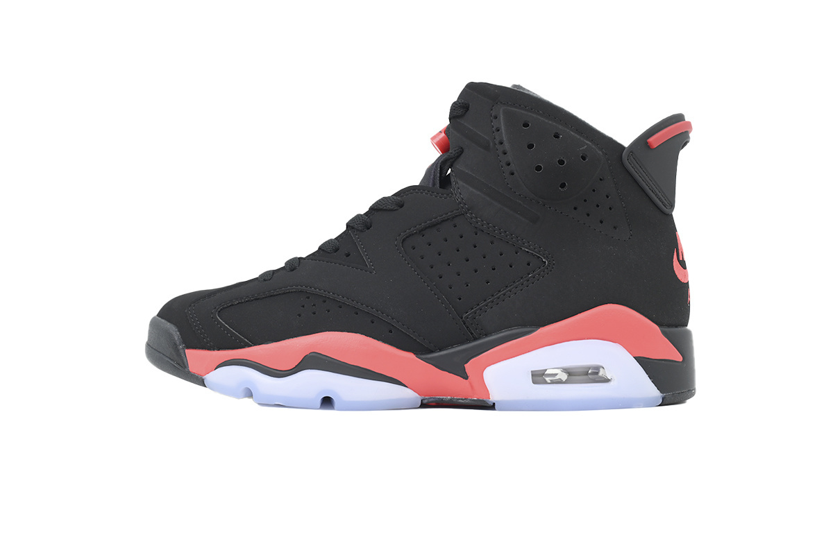 Air Jordan 6 Replica Reproduce Infrared Black And Red CT8529-001 