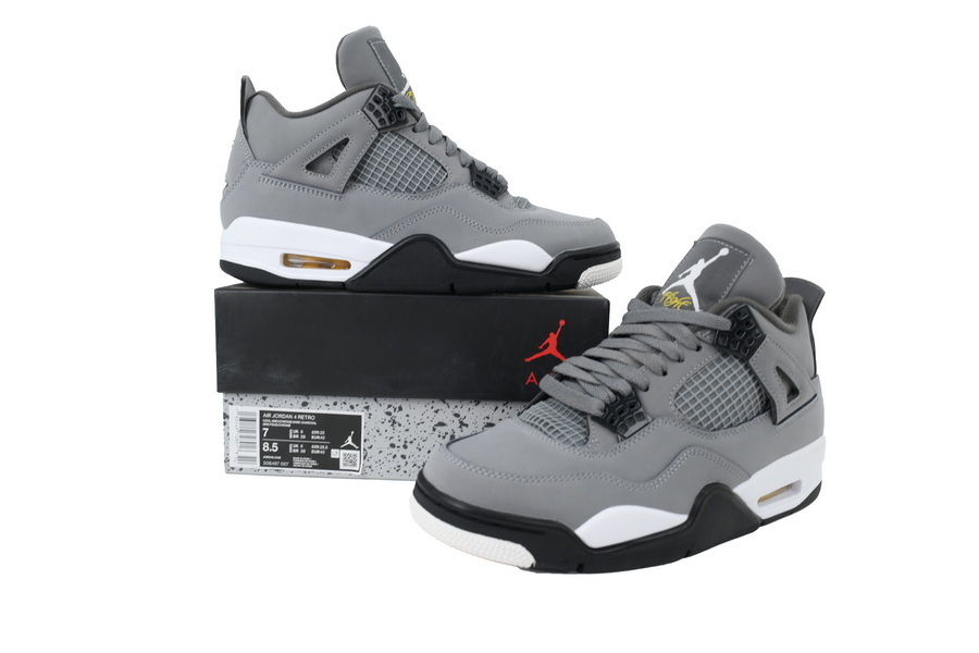 308497-007 Air Jordan 4 Retro Cool Grey