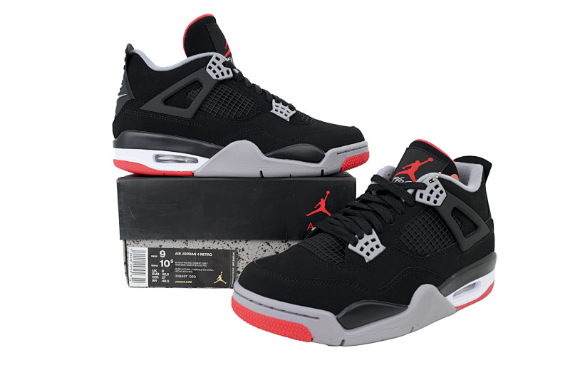 Air Jordan 4 Retro Bred 308497-060 