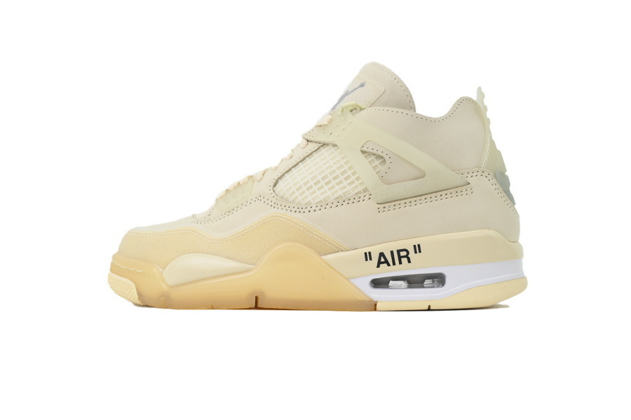 OFF White x Air Jordan 4 Sail CV9388-100 