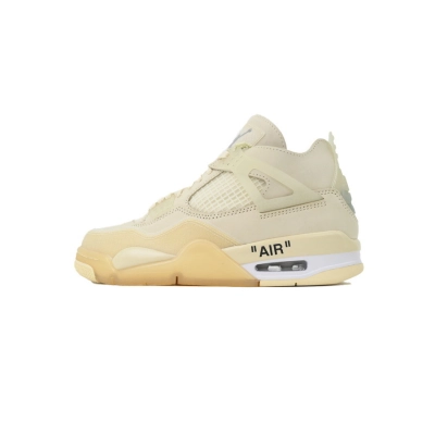 OFF White x Air Jordan 4 Sail CV9388-100  01