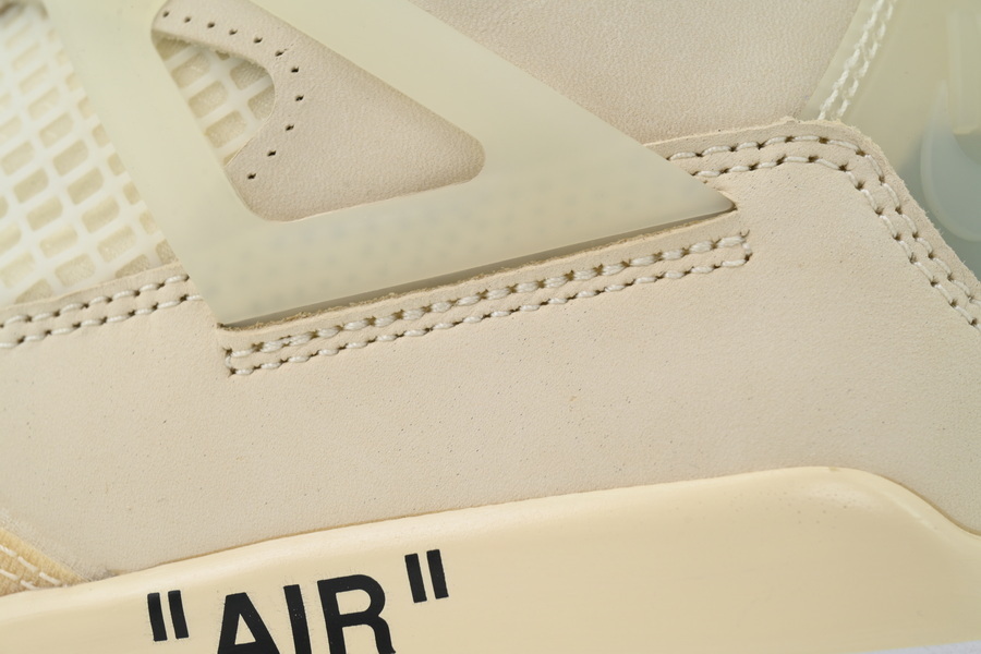 OFF White x Air Jordan 4 Sail CV9388-100 