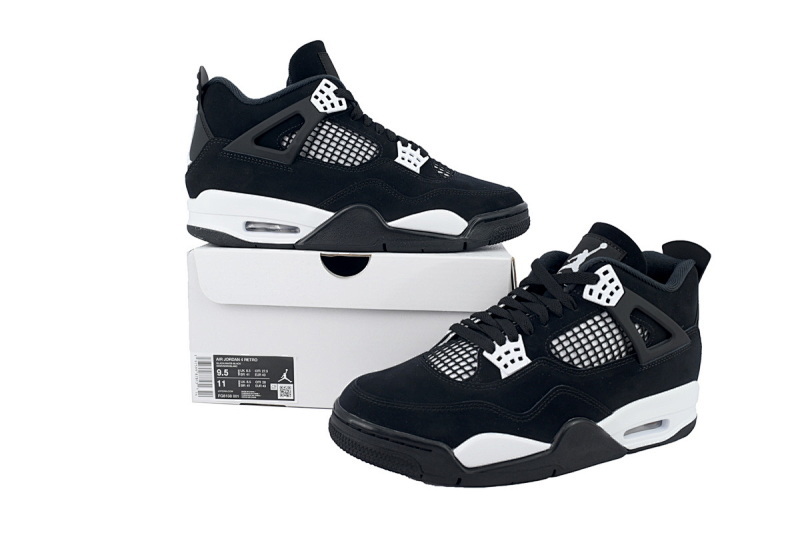 FQ8138-001 Air Jordan 4 Retro White Thunder