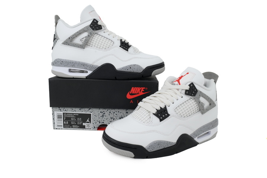 FV5029-100 Air Jordan 4 Retro OG 'White Cement'