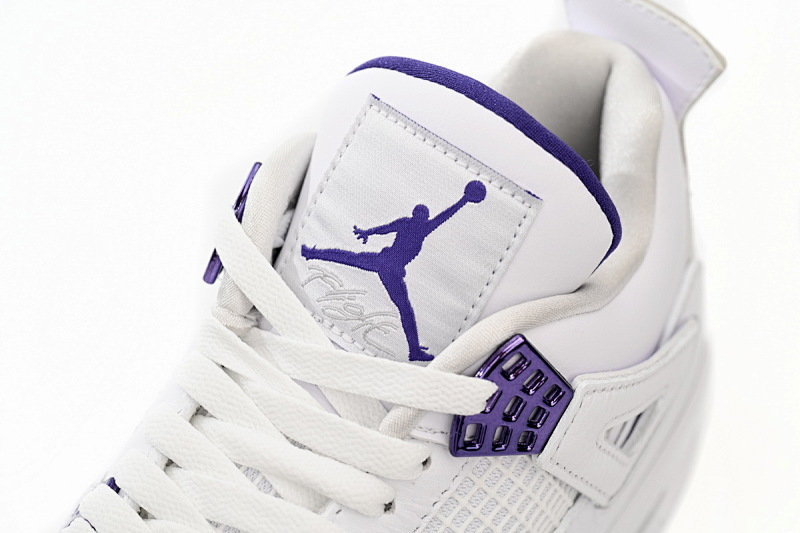 CT8527-115 Air Jordan 4 Retro Metallic Purple