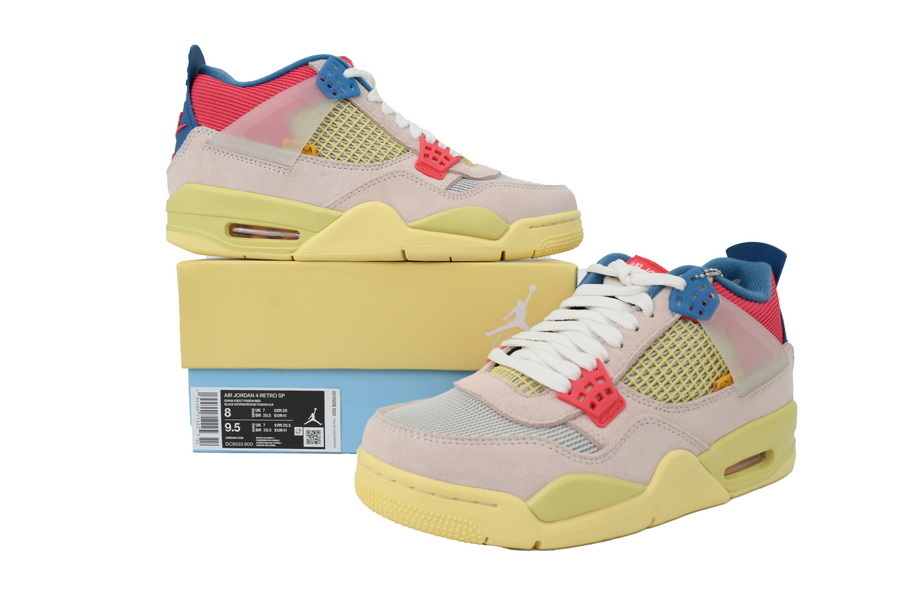 DC9533-800 Union LA x Air Jordan 4 Retro Guava Ice