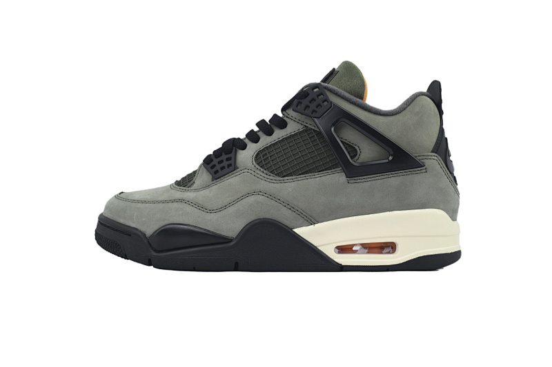 IB1519-200 Undefeated x Air Jordan 4 Retro Green Black Hook