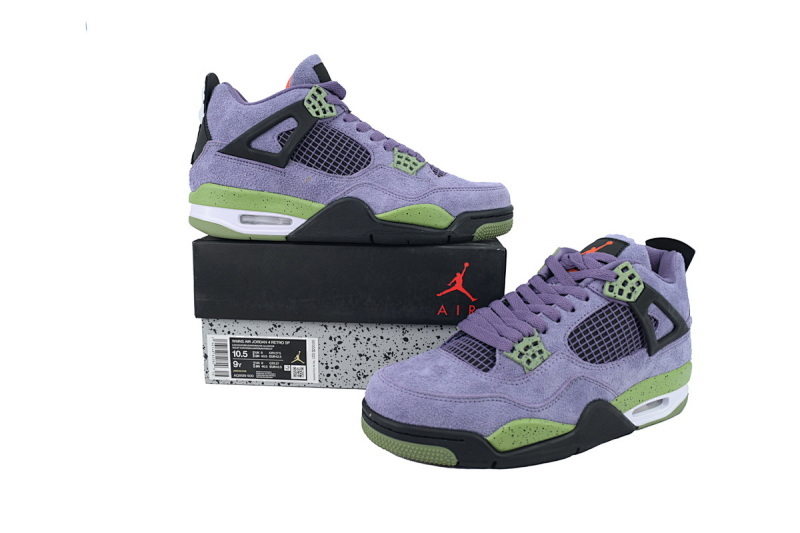  AQ9129-500 Air Jordan 4 Retro Canyon Purple