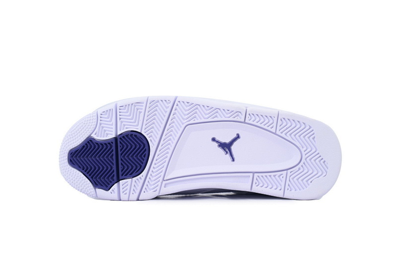  CT8527-115 Air Jordan 4 Retro Purple Metallic