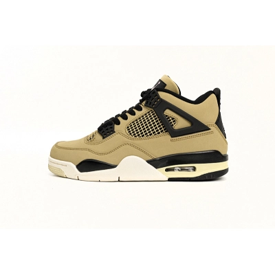 AQ9129-200 Air Jordan 4 Retro Pearl Milk Tea 01