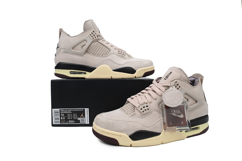 FZ4810-200 A Ma Maniere x Air Jordan 4 Retro Fossil Stone